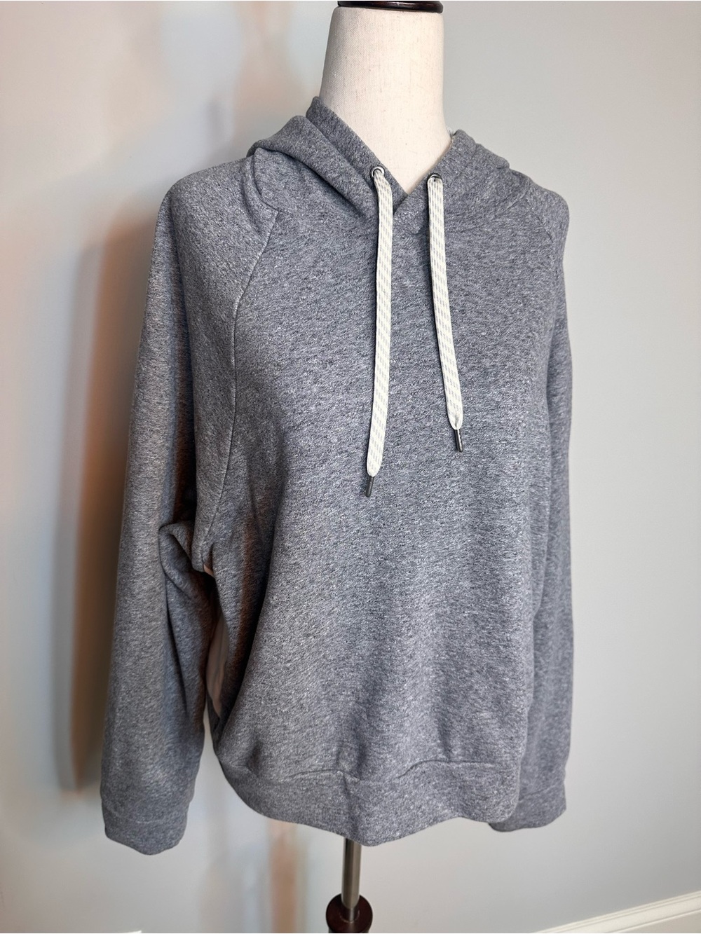 Sz M Vuori Colorblock Hoodie in heather grey - Picture 3 of 9